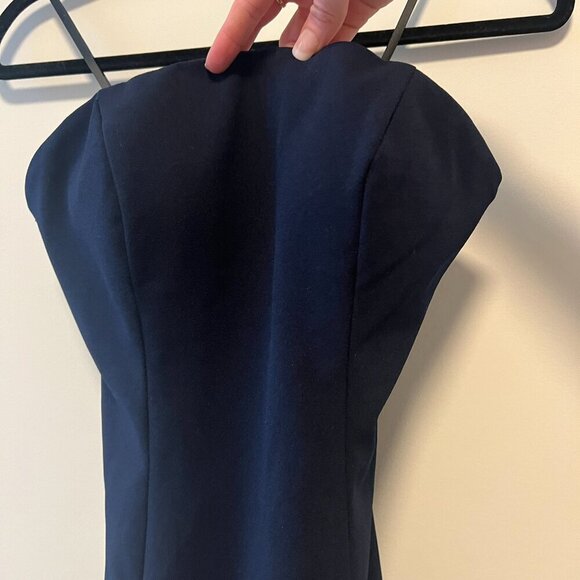 BHLDN Adalynn Strapless Stretch Crepe Maxi Gown - Picture 5 of 13